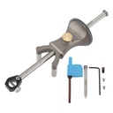 Precision Woodworking Linear Arc Scriber Tool with Tungsten Steel Blade - Aluminum Alloy Construction for Arc Straight Line Scribing
