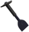 HAWK 8" (20.3 Cm) Brick Chisel | 2.25" (5.7 Cm) Wide | Shock-Resistant Rubber Handle | Solid Steel Blade for Tough Masonry | Ideal for Cleaning, Carving & Construction