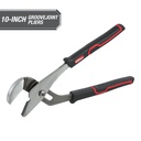 Hyper Tough 10-Inch Groove Joint Pliers with Ergonomic Comfort Grips, 5178V