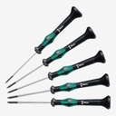 Wera 345275 Kraftform Micro Ball End Hex Metric Precision Screwdriver Set