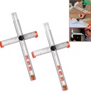 2-In-1 Drilling Positioning Ruler,T Square Ruler Woodworking Ruler,60Cm Multi Angle High Precision Angle Ruler, Precise Drilling Tool for Carpentry,Cabinet Hole Drilling Template,Cabinet Hardware Jig