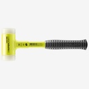 Halder Supercraft HI-VIZ Dead Blow, Non-Rebounding Hammer with Nylon Face Inserts and Steel Housing, 1.97" / 40.57 Oz.