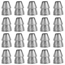 NUOLUX 20Pcs Iron Axe Wedges Replacement Axe Handles Wedges Axe Parts Supplies