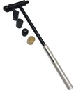 BENCH WIZARD 7.5" Crafter'S 6-In-1 Multi Head Hammer | Includes Brass, Nylon, Rounded Dome, Flat, Standard Head & Curved Head | Versatile and Great for Jewelry Making, Metalworking, DIY Projects