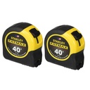 Stanley Tools Fatmax 33-740 40-Foot Tape Rule with Bladearmor Coating Pack of 2