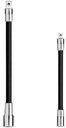 NEIKO 00239A Flexible Extension-Bar Set, 1/4-Inch and 3/8-Inch Drives, Flexible Socket Extension Bars, 2-Piece Set