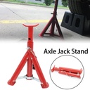 AUTOXBERT 3 Ton Axle Car Jack Stand Adjustable Folding Tripod Trolley Caravan Repair Tool