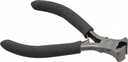 Value Collection - 4" OAL, 7/8" Jaw Length X 7/16" Jaw Width, End Cutting Pliers - Mini, Curved Head, Plastic Coated Handles (14 Pack)