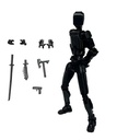 5.4 Inch Robot Titan Action Figures - 3D Printed Movable Action Figures, Titan 13 Articulated Robot Dummy Action Figures, Gifts for Boys Kids and Him