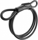 Master Lock 78DPF 4 Pack 6Ft. X 3/8In. Looped End Cable, Black