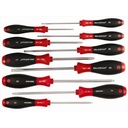 Wiha Tools 30290 Soft Finish Cushion Grip Slotted & Phillips Screwdriver Set - 10 Piece