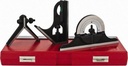 SPI 4 Piece, 12" Combination Square Set 1/16, 1/32, 1/64 & 1/8" (4R) Graduation, Hardened Steel Blade, Cast Iron Center, Protractor & Square Head