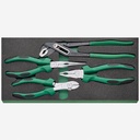 Stahlwille TCS 3 821/4 Pliers Set in Foam Inlay, 5 Pieces