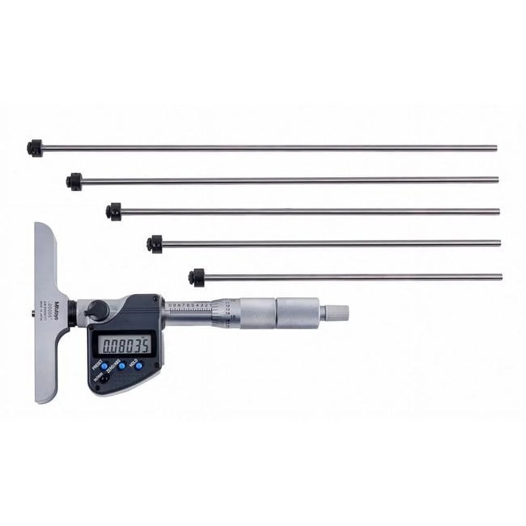 Digital Depth Micrometer 0-150 mm with SPC Output - 6 Rods