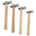 KOHAND 4 Pcs Ball Peen Hammer, 8 Oz, 16 Oz, 24 Oz, 32 Oz Ball Peen Hammer Set with Wooden Handle