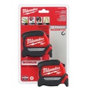 Milwaukee 48-22-0325G 2-Piece Compact Wide Blade 25 Ft. Magnetic Tape Measure