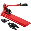 VEVOR Bench Swager Tool 24" Wire Rope Swaging Tool W/Crimper Cable Bolt Cutter Head Bench Crimper 1/16"-3/16" Aluminum/Copper Sleeves Bench Cable Alloy Steel Crimper Swager For1/2" Wire Rope Ferrules