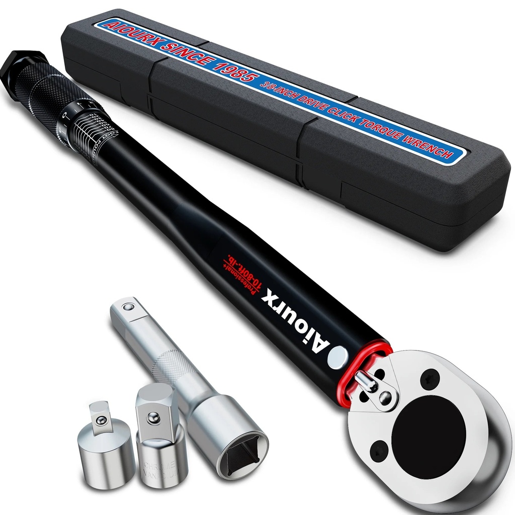 3/8-Inch Drive Click Torque Wrench Set - Accurate & Durable