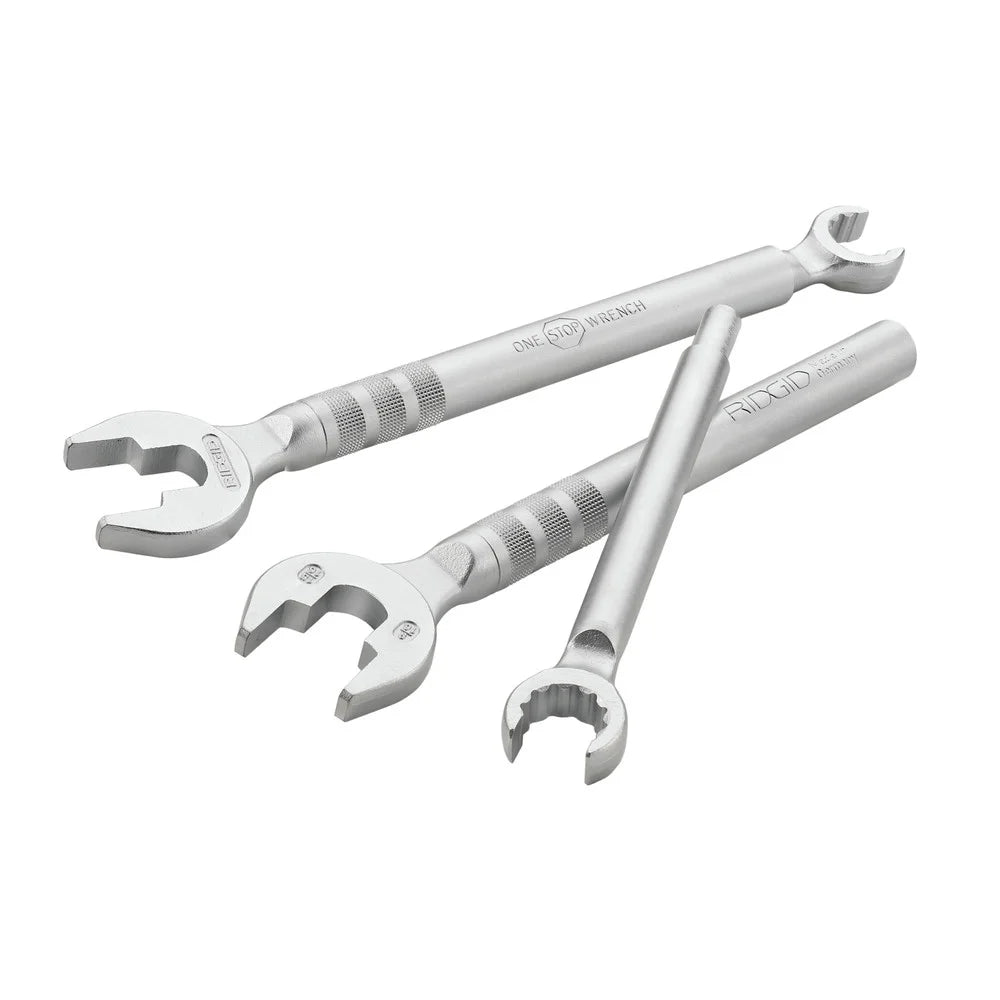 Ridgid One-Stop Wrench - 2-in-1 Tool for Plumbing Needs