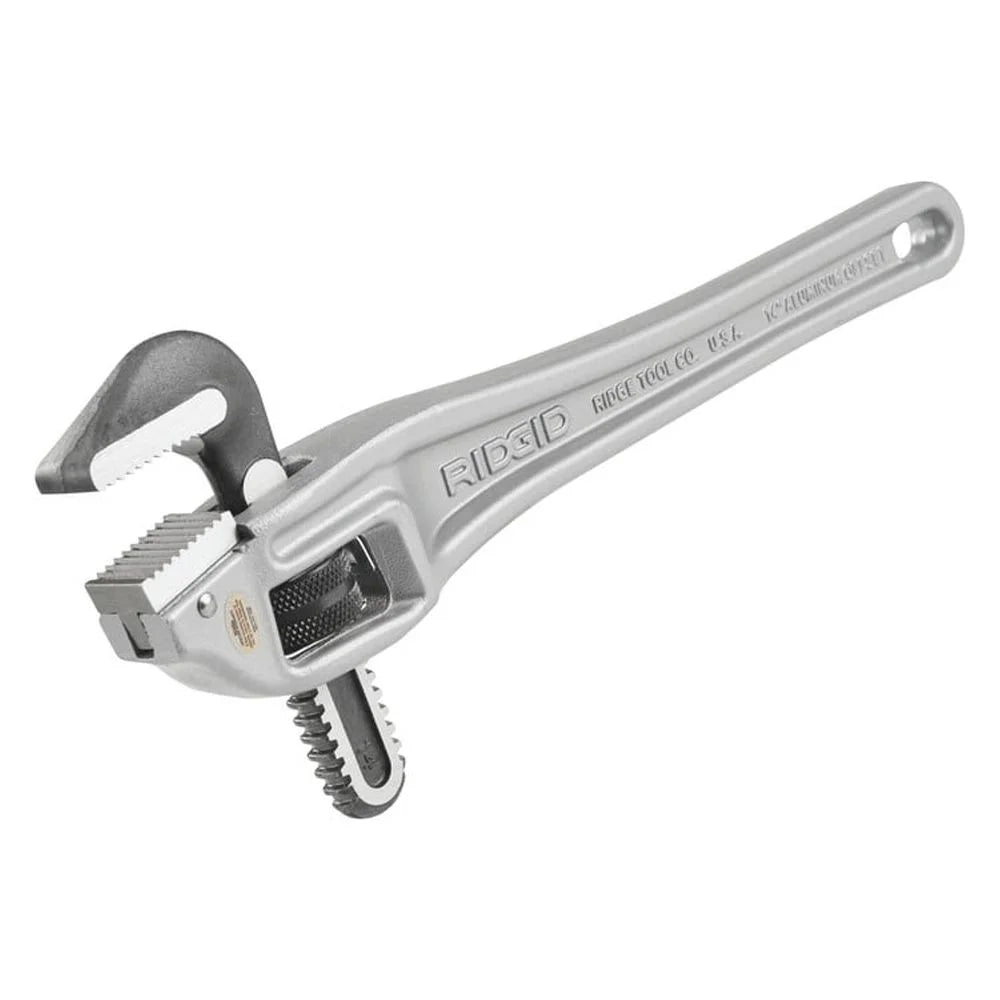 Ridgid 14-Inch Aluminum Offset Pipe Wrench - Durable & Lightweight