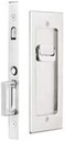 Emtek Modern Rectangular Privacy Pocket Door Mortise Lock (Satin Black)