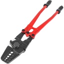 Vevorbrand Hand Swager Crimper 24",Swaging Tool 5 Cavity 1/16" 3/32" 1/8" 5/32" 3/16",Hand Cimping Tool for Copper Aluminum Oval Sleeves and Stop Sleeves, Swage Tool Long Hand