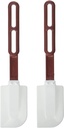 Vollrath 52010 High-Temp Silicone Spatulas, 10‘’, Set of 2