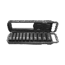 HART 11-Piece 1/2-Inch Drive MM Impact Socket Set, Chrome Vanadium