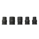 OWSOO Brake Caliper Socket,Brake Caliper Brake Pad Screw Set 5PCS Brake Remover Compatible Drive Socket Wrench Screw Remover Compatible QISUO Set Drive Socket Wrench 5Pcs Brake