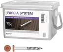 Deckfast Stainless Steel Fascia Screws 9 X 1-7/8" T-20 Star Drive Mahogany 400 Pieces