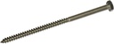 964590 1/4 X 5-Inch Stainless Steel Hex Lag Screw, 10-Pack, 5 Inches, No Color
