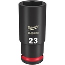 Milwaukee Tool SHOCKWAVE Impact Duty 1/2"Drive 23MM Deep 6 Point Socket