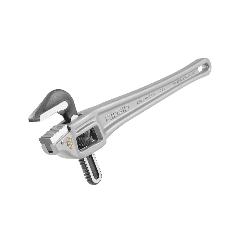 Ridgid 18-Inch Aluminum Offset Pipe Wrench - 2-1/2 In. Capacity