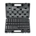 SKYSHALO Impact Sockets Set 48Pcs 6-Point 3/8In Drive Bit Ratchet Tool Kit Case