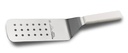 Basics P94857 8" X 3" White Perforated Cake Turner with Polypropylene Handle