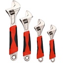 Adjustable Wrench Set Professional: 4PCS Crescent Wrenches Maintenance Tool Kit