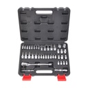 WINMAX 42 Pieces Ratchet Wrench Set Torx / Hex Bit Sockets SAE and Metric Size Tool Set