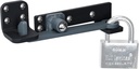 Flip Gate Latch with Padlock Hole, (Extra Thick 6Mm) Heavy Duty Door Latch Lock, 360 Degree Swivel Gate Latch for Outdoor Fence, Sliding Swing Open Door, Garden, Wicket, Garage