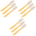24 Pcs Butter Soft Rubber Spatula Jar Silicone Spatula Spatulas Anniversary Party Flexible Scrapers Jar Spatula