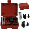 MAXFAVOR 5PCS Oxygen O2 Sensor Socket Wrench 22Mm Removal Tool Thread Chaser Set