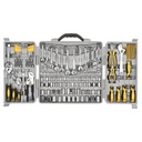 IVV 205Pcs Household Tool Set Steel Mechanic'S Repair Tools Kit, Gray & Yellow