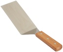American Metalcraft LT12ST Straight Blade 12 In. Turner W/Wood Handle, Brown