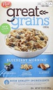 Post Great Grains Blueberry Morning Cereal 13.5 Oz (Pack of 4)