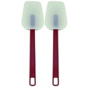 New Spatula Silicone Scraper Spoon Heat Resistant 2 Pack 10 Inch