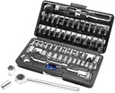 Performance Tool W1168 60 Piece 1/4 Inch & 3/8 Inch Drive Skt & Bit