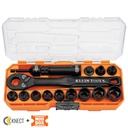 Klein Tools 65400 Impact-Rated Pass through Socket Set, 8 1/2" Drive