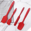 4Pcs Food Grade Mixing Scrapers - Heat Resistant Silicone, All-Purpose Cooking Mixing Scraper, Kitchen Gadget for Home