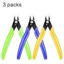 Wire Cutters, 5 Inch Professional Pliers Cutter Electronic Flush Wire Cutter Carbon Steel Cutting Nippers for Electrical Jewelry Making