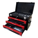 Ufurpie 3-Drawer Tool Set and Mechanic Box with Handle,339 Piece Kits for Adults Mechanics Workshop Maintenance Repair Projects
