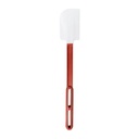 Vollrath 52026 16 1\\/2" High-Temp Spatula - Contoured Flexible Blade, White-Each